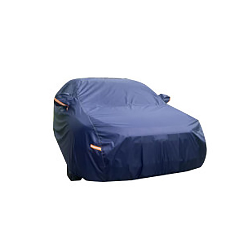 Protection solaire en tissu oxford épais bleu marine et housse de voiture complète imperméable