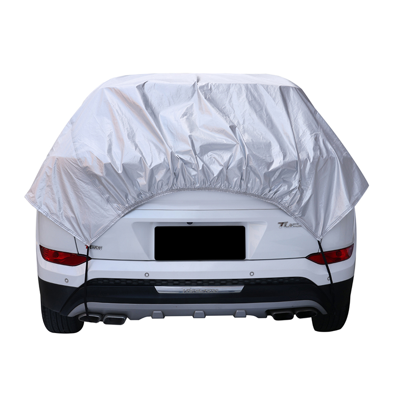 La demi-bâche de voiture en taffetas de polyester protège votre pare-brise et votre toit